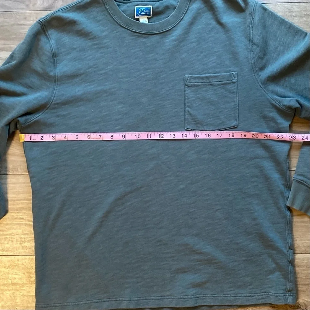 J. Crew Green Crewneck Pullover